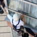 26620197 - climbers washing windows - teamwork